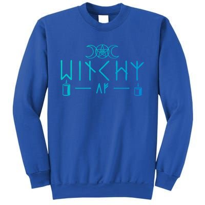 Witchy Af Three Moons Wicca Cool Gift Sweatshirt