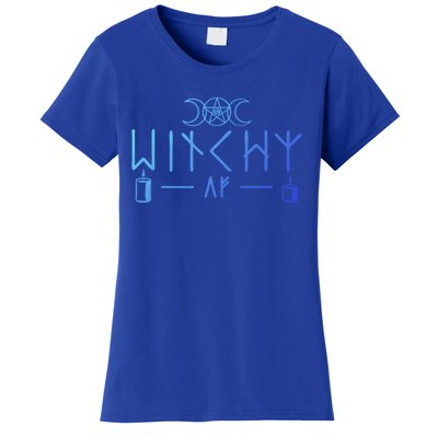 Witchy Af Three Moons Wicca Cool Gift Women's T-Shirt