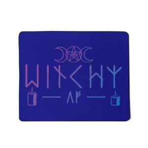 Witchy Af Three Moons Wicca Cool Gift Mousepad