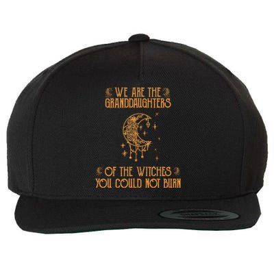 We Are The Granddaughters Of The Witches You Could Not Burn Gift Wool Snapback Cap