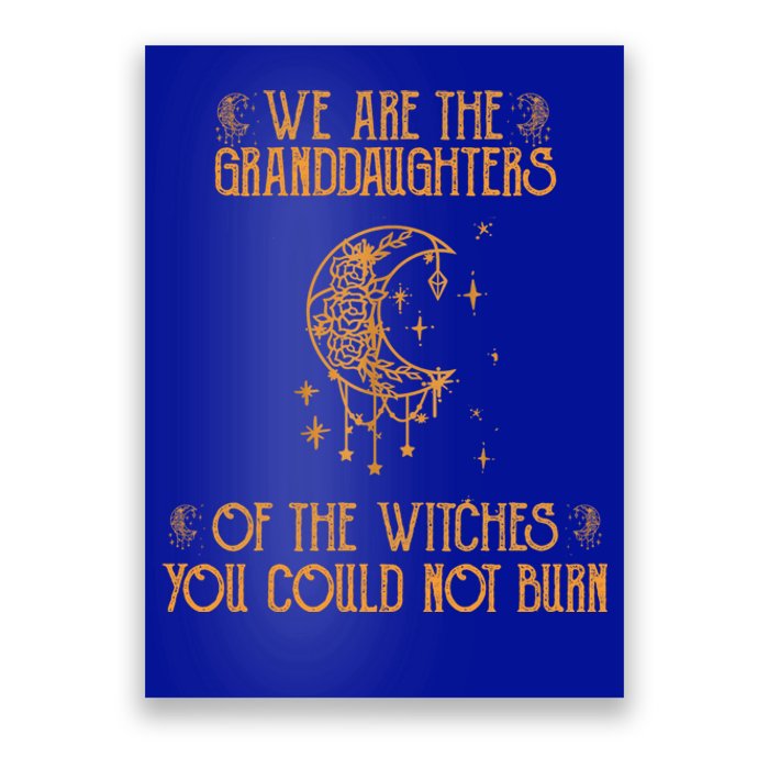 We Are The Granddaughters Of The Witches You Could Not Burn Gift Poster