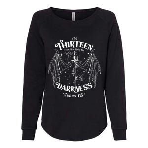 We Are The Thirteen From Now Until The Darkness Claim Womens California Wash Sweatshirt