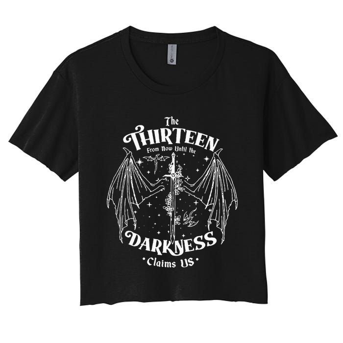 We Are The Thirteen From Now Until The Darkness Claim Women's Crop Top Tee