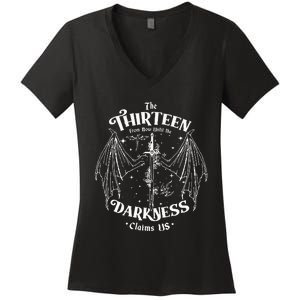 We Are The Thirteen From Now Until The Darkness Claim Women's V-Neck T-Shirt