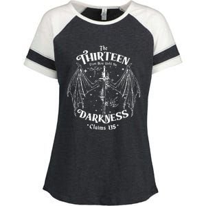 We Are The Thirteen From Now Until The Darkness Claim Enza Ladies Jersey Colorblock Tee