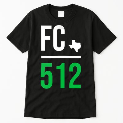 Womens Austin Texas Soccer 512 Futbol Fan Match Day Badge Tall T-Shirt