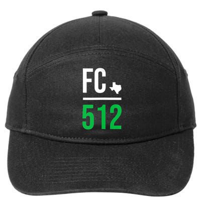Womens Austin Texas Soccer 512 Futbol Fan Match Day Badge 7-Panel Snapback Hat