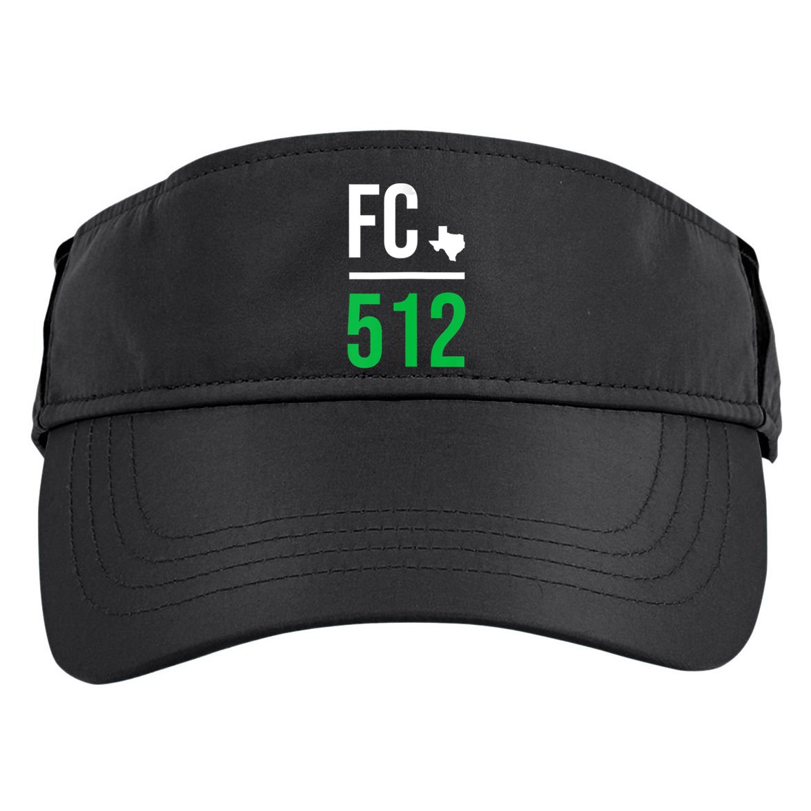 Womens Austin Texas Soccer 512 Futbol Fan Match Day Badge Adult Drive Performance Visor