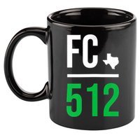 Womens Austin Texas Soccer 512 Futbol Fan Match Day Badge 11oz C Handle Ceramic Mug
