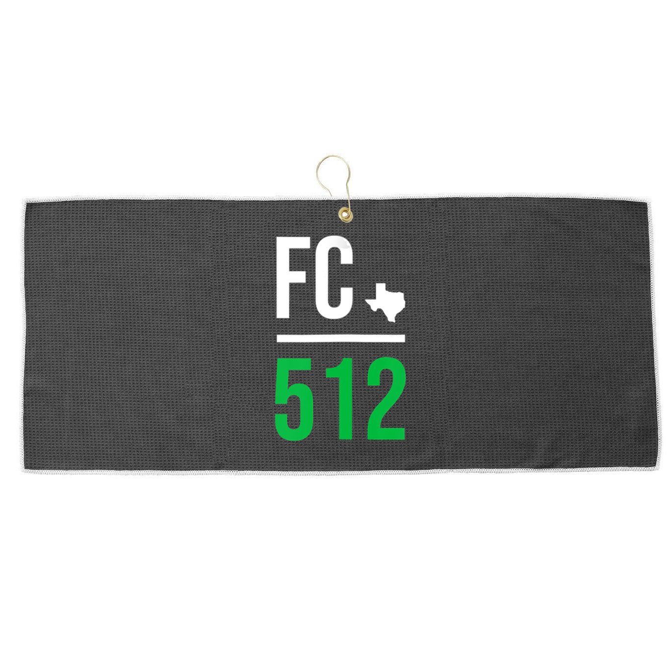 Womens Austin Texas Soccer 512 Futbol Fan Match Day Badge Large Microfiber Waffle Golf Towel