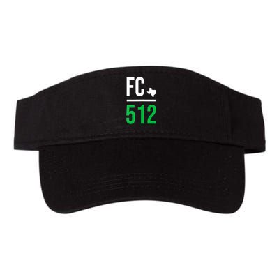 Womens Austin Texas Soccer 512 Futbol Fan Match Day Badge Visor