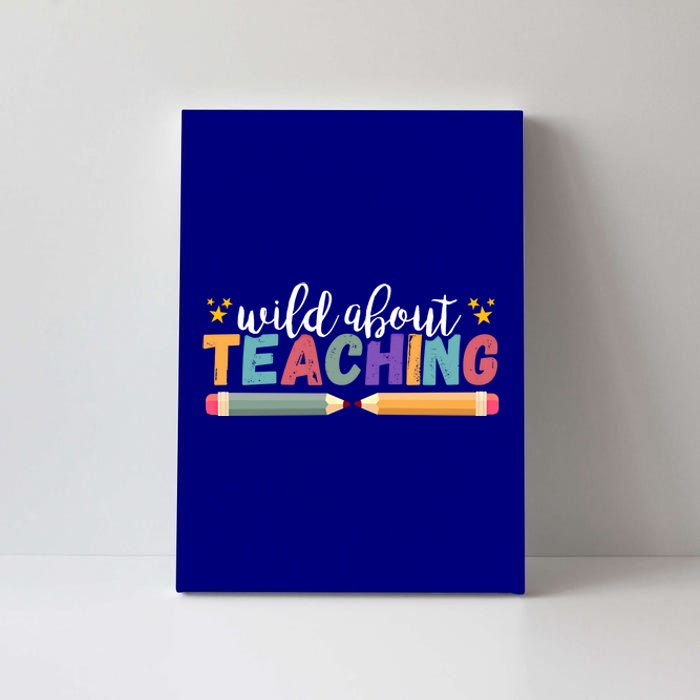 Wild About Teaching Back To School Teacher Great Gift Canvas