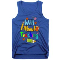 Wild About Teaching Designs For Teachers Gift Tank Top