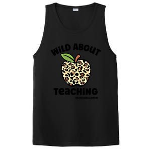 Wild About Teaching Kindergarten Leopard Teacher Gift PosiCharge Competitor Tank