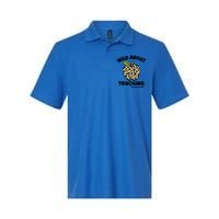 Wild About Teaching Kindergarten Leopard Teacher Gift Softstyle Adult Sport Polo