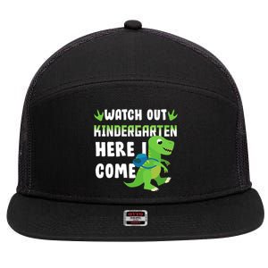 Watch Out Kindergarten Here I Come 7 Panel Mesh Trucker Snapback Hat