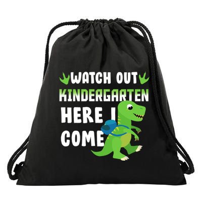 Watch Out Kindergarten Here I Come Drawstring Bag