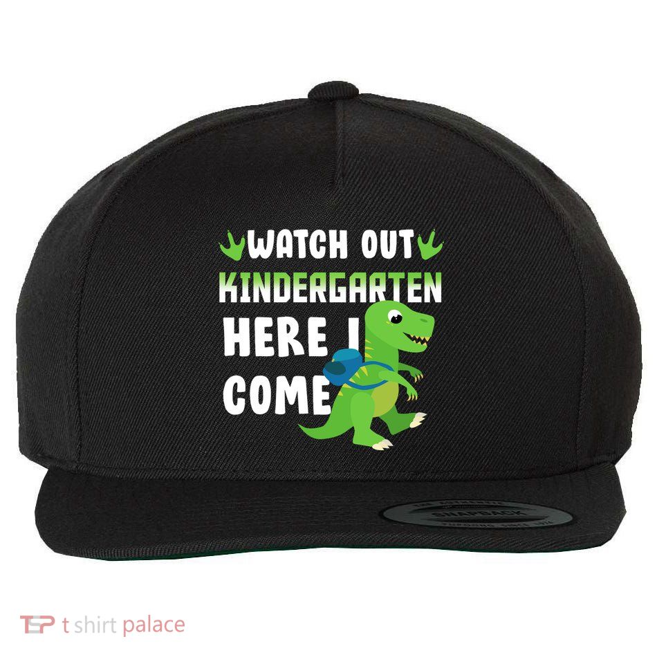 Watch Out Kindergarten Here I Come Wool Snapback Cap