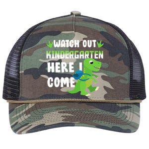 Watch Out Kindergarten Here I Come Retro Rope Trucker Hat Cap