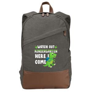 Watch Out Kindergarten Here I Come Cotton Canvas Backpack