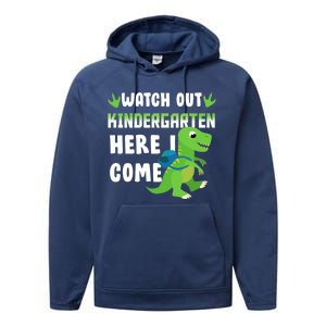 Watch Out Kindergarten Here I Come Performance Fleece Hoodie