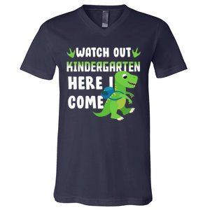 Watch Out Kindergarten Here I Come V-Neck T-Shirt