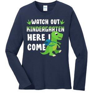 Watch Out Kindergarten Here I Come Ladies Long Sleeve Shirt