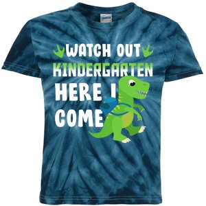 Watch Out Kindergarten Here I Come Kids Tie-Dye T-Shirt