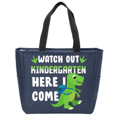 Watch Out Kindergarten Here I Come Zip Tote Bag