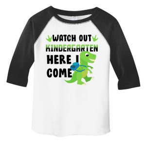 Watch Out Kindergarten Here I Come Toddler Fine Jersey T-Shirt