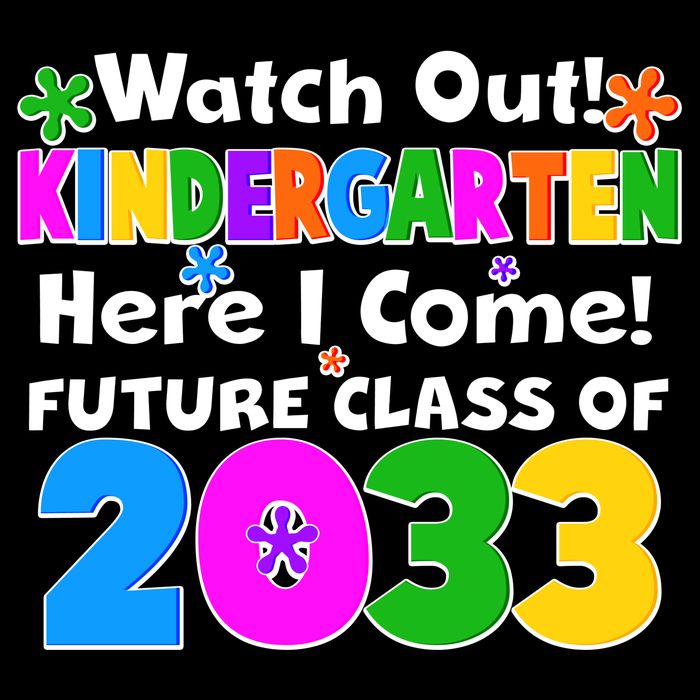 Watch Out! Kindergarten Here I Come! Future Class of 2033 T-Shirt