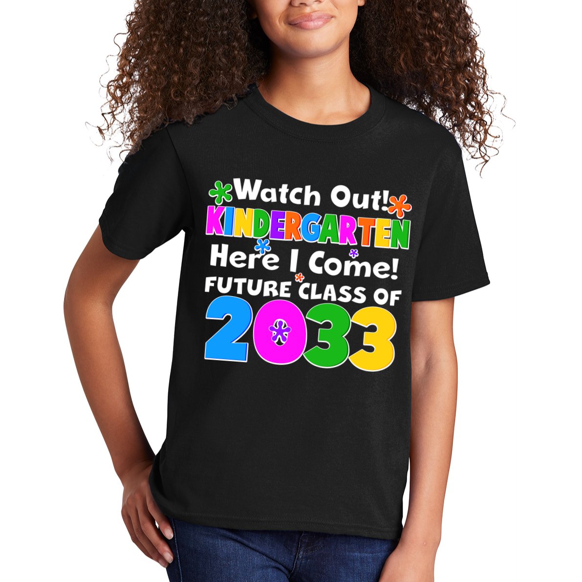 Watch Out! Kindergarten Here I Come! Future Class of 2033 Kids T-Shirt