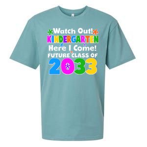 Watch Out! Kindergarten Here I Come! Future Class of 2033 Sueded Cloud Jersey T-Shirt