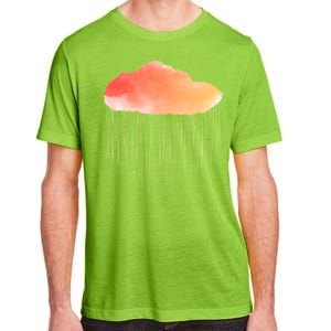 Water Color Cloud Rainy Day Adult ChromaSoft Performance T-Shirt