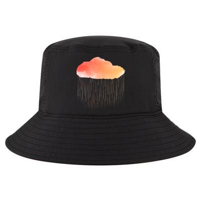 Water Color Cloud Rainy Day Cool Comfort Performance Bucket Hat