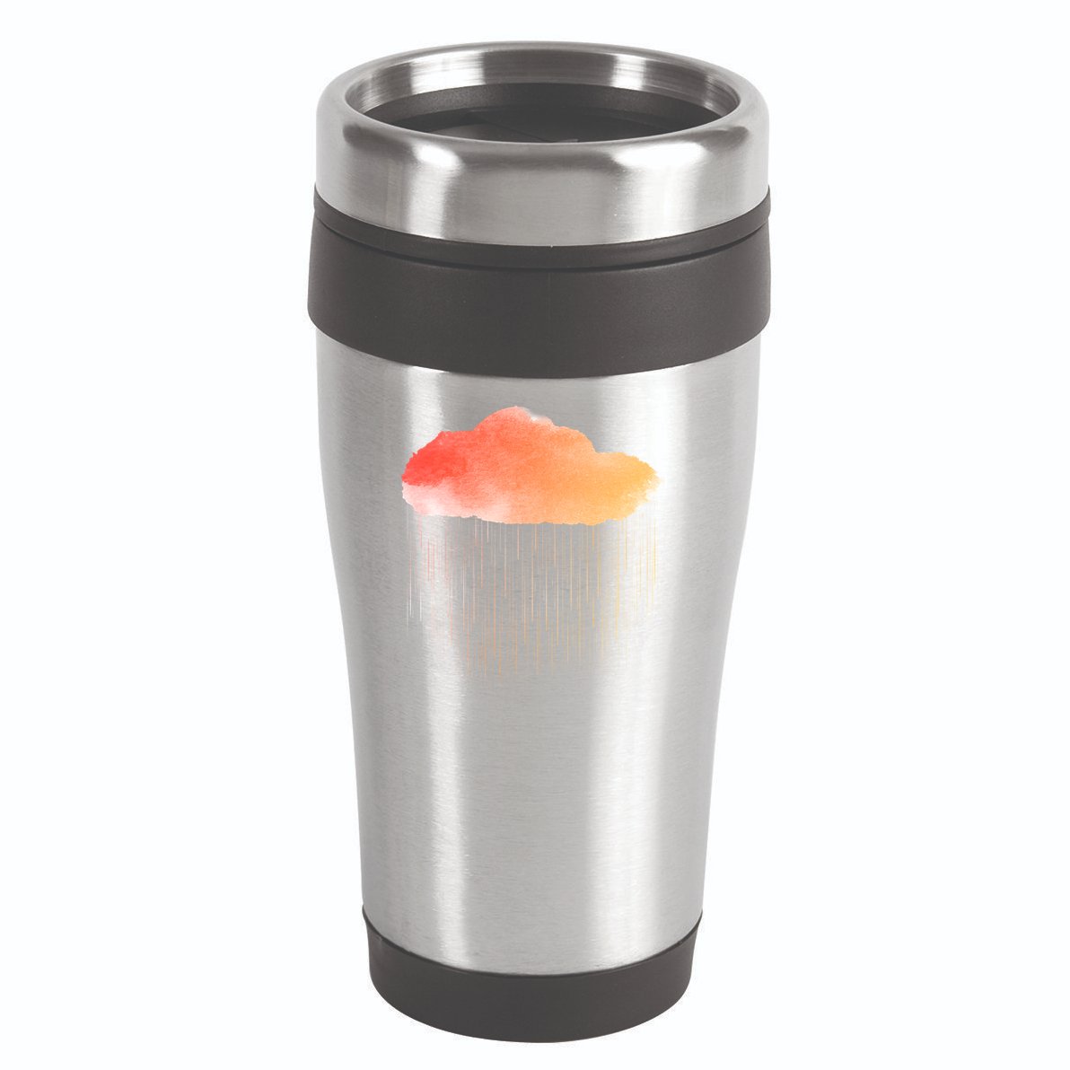 Water Color Cloud Rainy Day 16oz Travel Tumbler