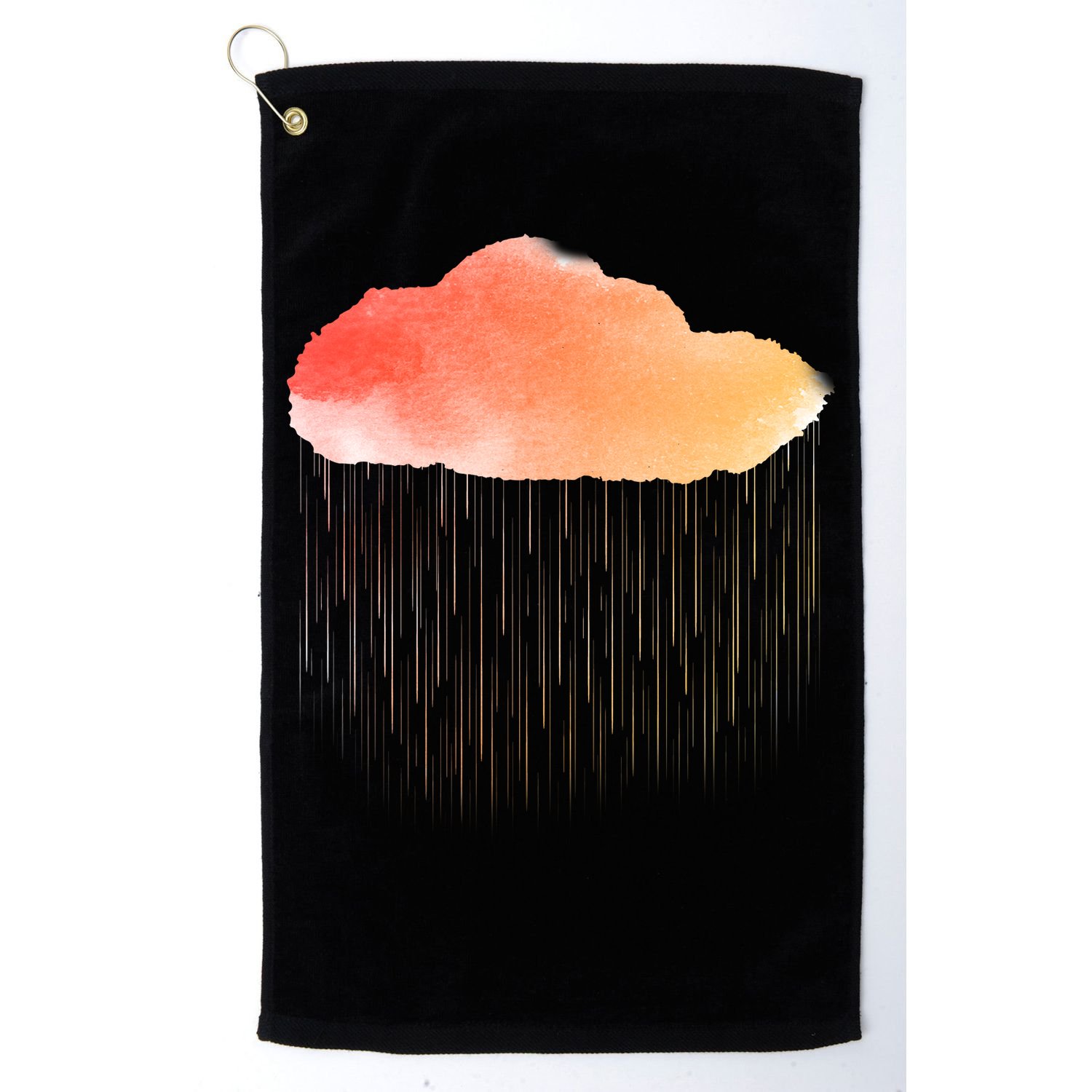 Water Color Cloud Rainy Day Golf Towel