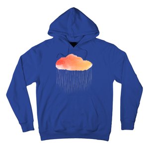 Water Color Cloud Rainy Day Hoodie