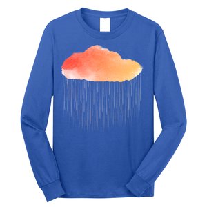 Water Color Cloud Rainy Day Long Sleeve Shirt