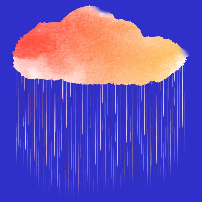 Water Color Cloud Rainy Day T-Shirt