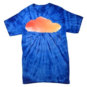 Water Color Cloud Rainy Day Tie-Dye T-Shirt