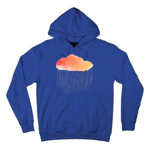 Water Color Cloud Rainy Day Tall Hoodie