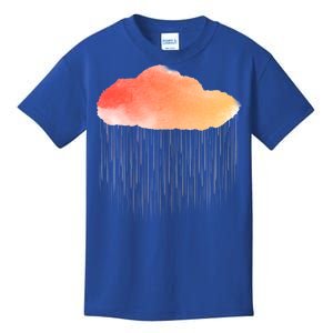 Water Color Cloud Rainy Day Kids T-Shirt