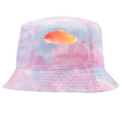 Water Color Cloud Rainy Day Tie-Dyed Bucket Hat