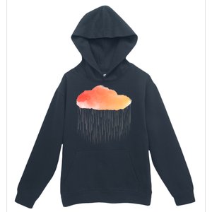 Water Color Cloud Rainy Day Urban Pullover Hoodie