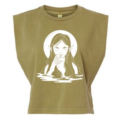 Water Creature Garment-Dyed Women's Muscle Tee