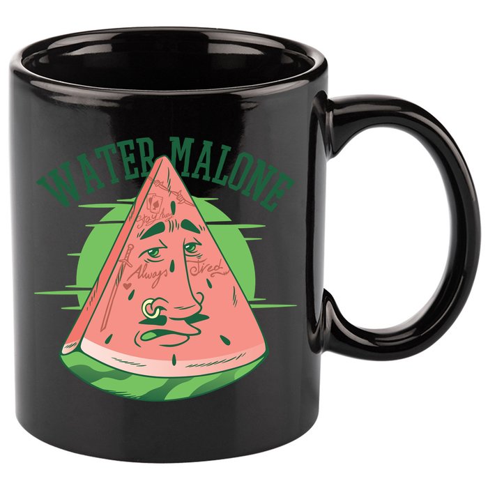 Water Malone 11oz C Handle Ceramic Mug