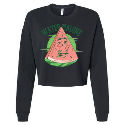 Water Malone Cropped Pullover Crew