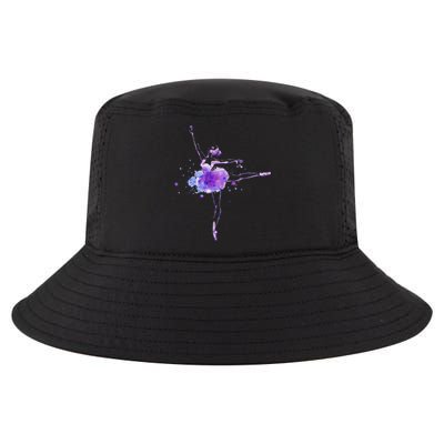 Watercolor Ballerina Cool Comfort Performance Bucket Hat