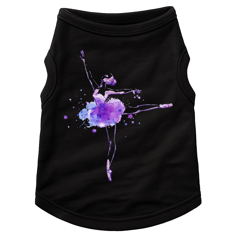 Watercolor Ballerina Doggie Tank
